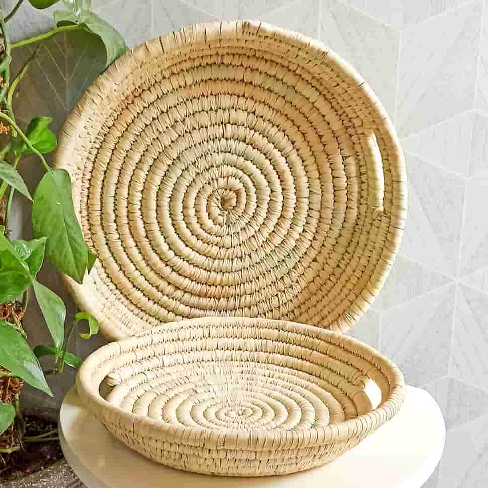 خرید و قیمت سینی حصیری - دیارمو
